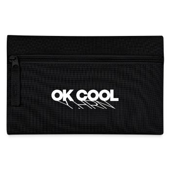 ok cool T-Shirt - Federtasche - Schwarz - Vorne