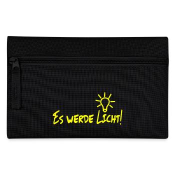 There will be light! - Pencil Case - black - Front