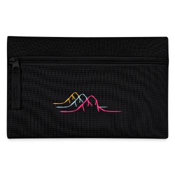3 colorful mountains Alps - Pencil Case - black - Front