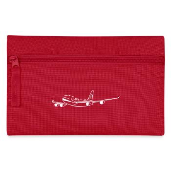 Flugzeug - Federtasche - Rot - Vorne