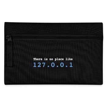 There is no Place Like 127.0.0.1 Programmer - Pencil Case - black - Front