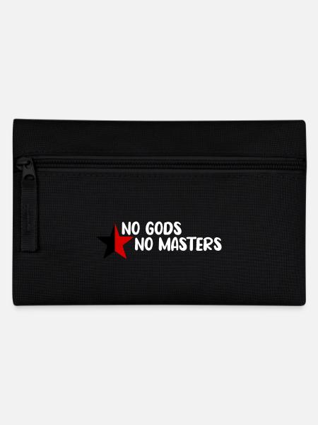 No Gods No Masters - Federtasche - Schwarz