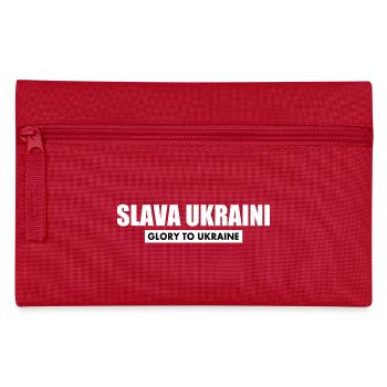 Slava ukraini - Trousse - rouge - Devant