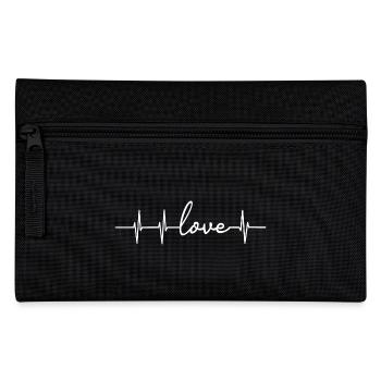 Love Heart Rate - Pencil Case - black - Front