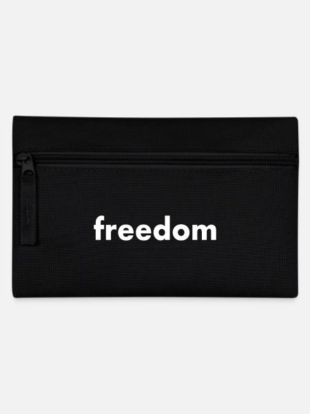 Freedom - Federtasche - Schwarz