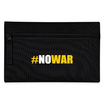 No war - Federtasche - Schwarz - Vorne