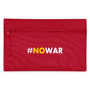 No war - Federtasche - Rot - Vorne