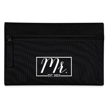 M. Est. 2023 Fiançailles pour la fête de mariage du marié - Trousse - noir - Devant