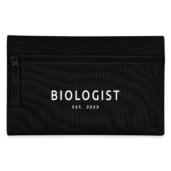 Biologist Est. 2023 Graduation Biology Student - Pencil Case - black - Front