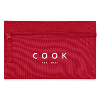 Cook Est. 2023 Stolzes Kochgeschenk für Männer und Frauen - Federtasche - Rot - Vorne