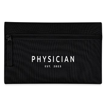 Médecin Est. 2023 Étudiant médecin diplômé - Trousse - noir - Devant