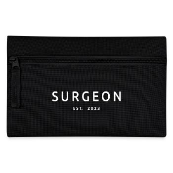 Chirurg Est. 2023 Absolvent Surgeon Doctor Student - Federtasche - Schwarz - Vorne