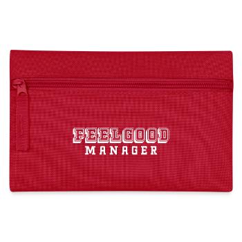 Feelgood Manager Tshirt dunkel - Federtasche - Rot - Vorne