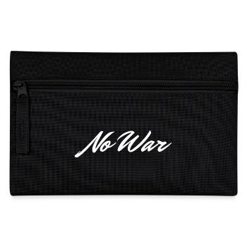 no war - Pencil Case - black - Front