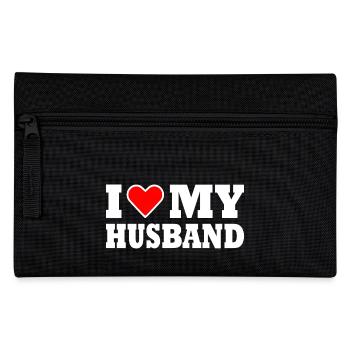 I love my husband - Federtasche - Schwarz - Vorne