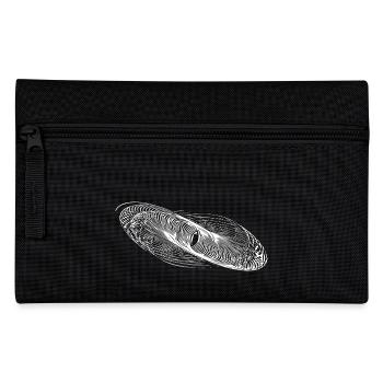Geometric Circle Lines Ellipses - Pencil Case - black - Front