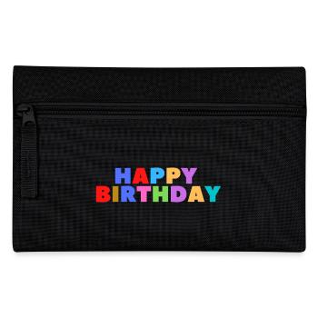 Happy Birthday Birthday Greeting Birthday Gift - Pencil Case - black - Front