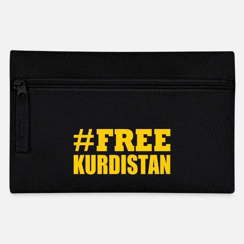 Free Kurdistan - Federtasche - Schwarz