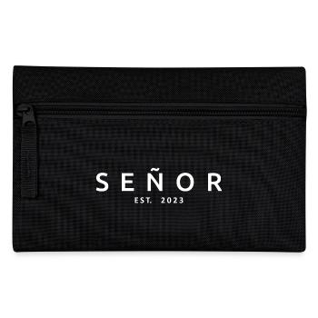 2023 Fête de mariage du marié de fiançailles - Trousse - noir - Devant