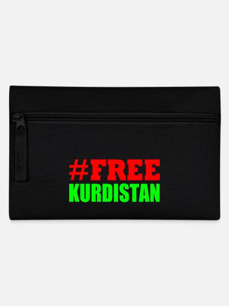 Free Kurdistan - Federtasche - Schwarz