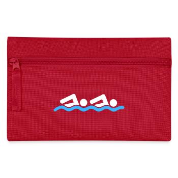 schwimmen - Federtasche - Rot - Vorne