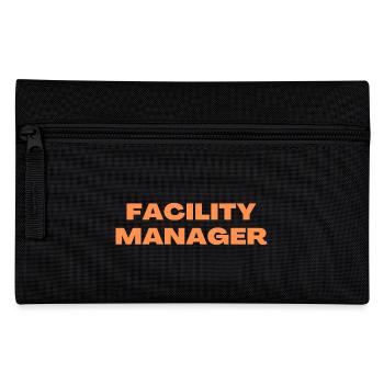 Facility Manager In-house technician Caretaker - Pencil Case - black - Front
