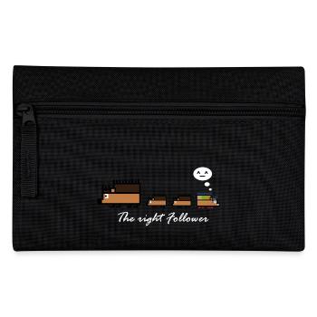 Igel-Follower - Federtasche - Schwarz - Vorne
