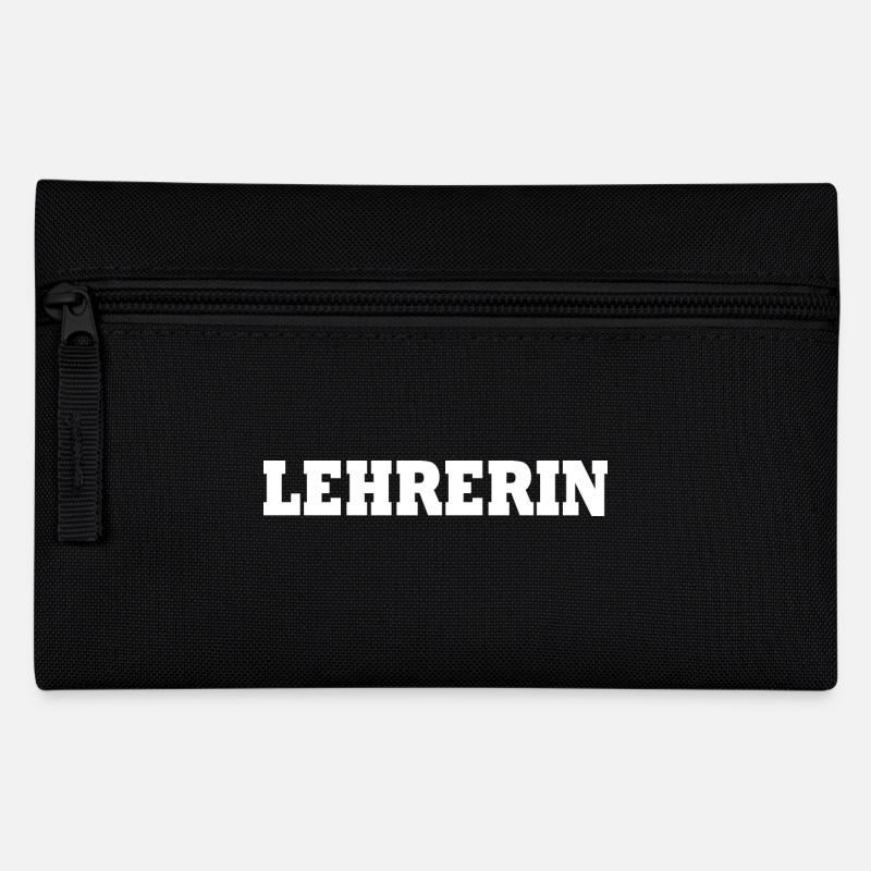 Lehrerin - Federtasche - Schwarz