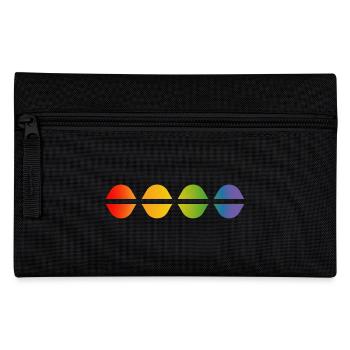 Regenbogen dsign - Federtasche - Schwarz - Vorne