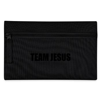 Team jesus - Pencil Case - black - Front