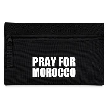 Pray for morocco - Pencil Case - black - Front