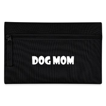 Dog mom - Federtasche - Schwarz - Vorne