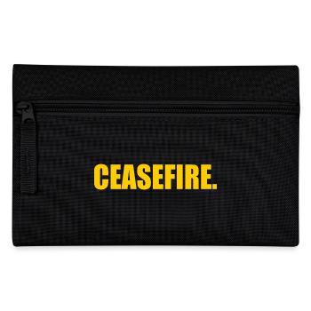 Ceasefire now - Pencil Case - black - Front