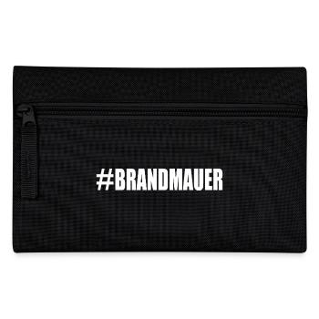brandmauer - Federtasche - Schwarz - Vorne