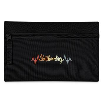 Battement de cœur du skateboard - Trousse - noir - Devant