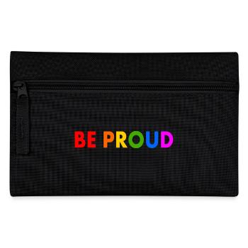 Be proud - Federtasche - Schwarz - Vorne