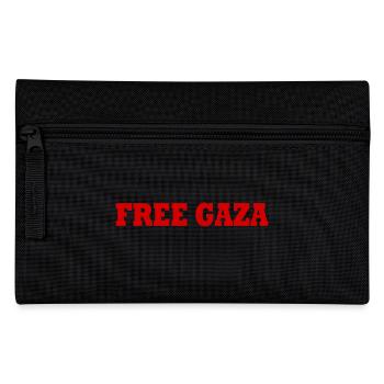Free gaza - Federtasche - Schwarz - Vorne