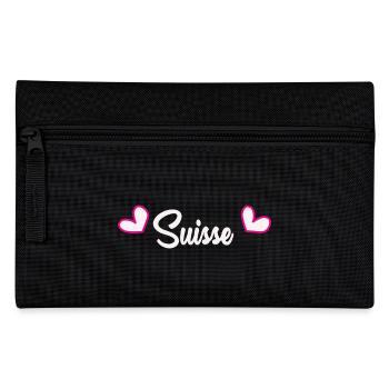 SWITZERLAND. COUNTRY. GENEVA. HUMOR. FLAG - Pencil Case - black - Front