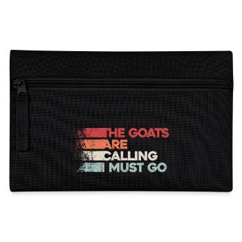 The goats are calling – time to go - Pencil Case - black - Front