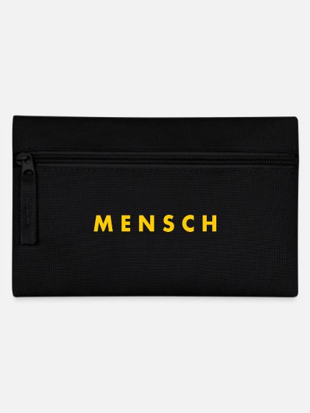 Mensch - Federtasche - Schwarz