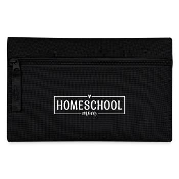 Homeschool Mom Home Schools Mama Funny - Pencil Case - black - Front