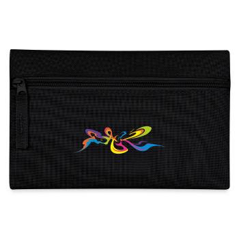 Papillon psychédélique - Dos Graffiti Design - Trousse - noir - Devant