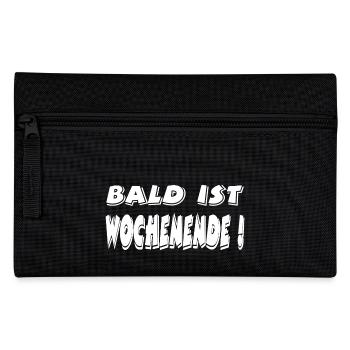 Wochenende - Federtasche - Schwarz - Vorne