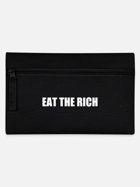 Eat the rich - Federtasche - Schwarz