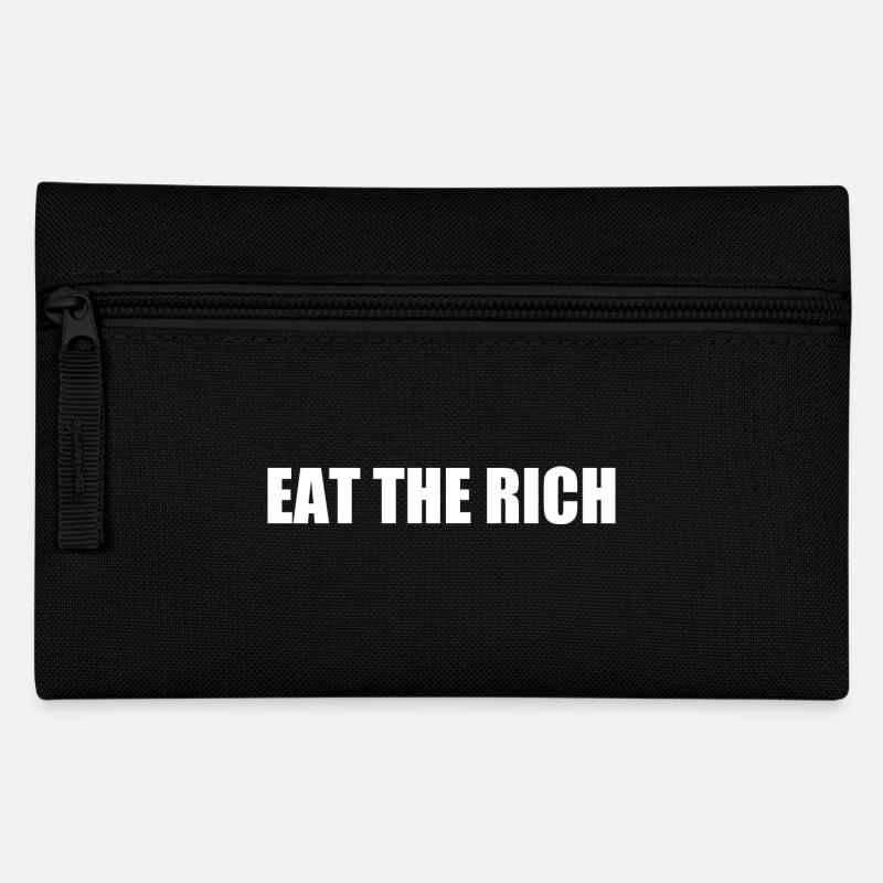Eat the rich - Federtasche - Schwarz