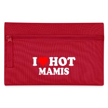 I love hot mamis - Federtasche - Rot - Vorne