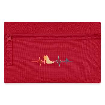 Heartbeat Retro Schuhe mit Absatz - Federtasche - Rot - Vorne