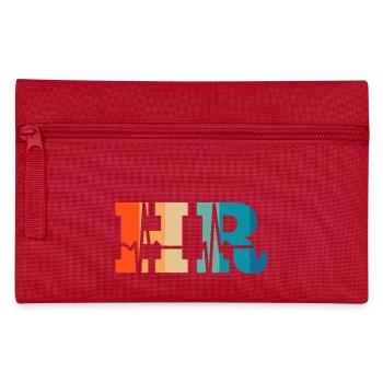 Retro Heartbeat Human Resources - Pencil Case - red - Front