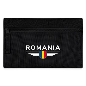 Bukarest T-Shirt für Rumänien Fans - Federtasche - Schwarz - Vorne