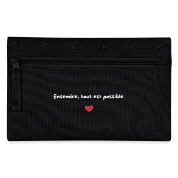 Together everything is possible - family gift idea - Pencil Case - black - Front